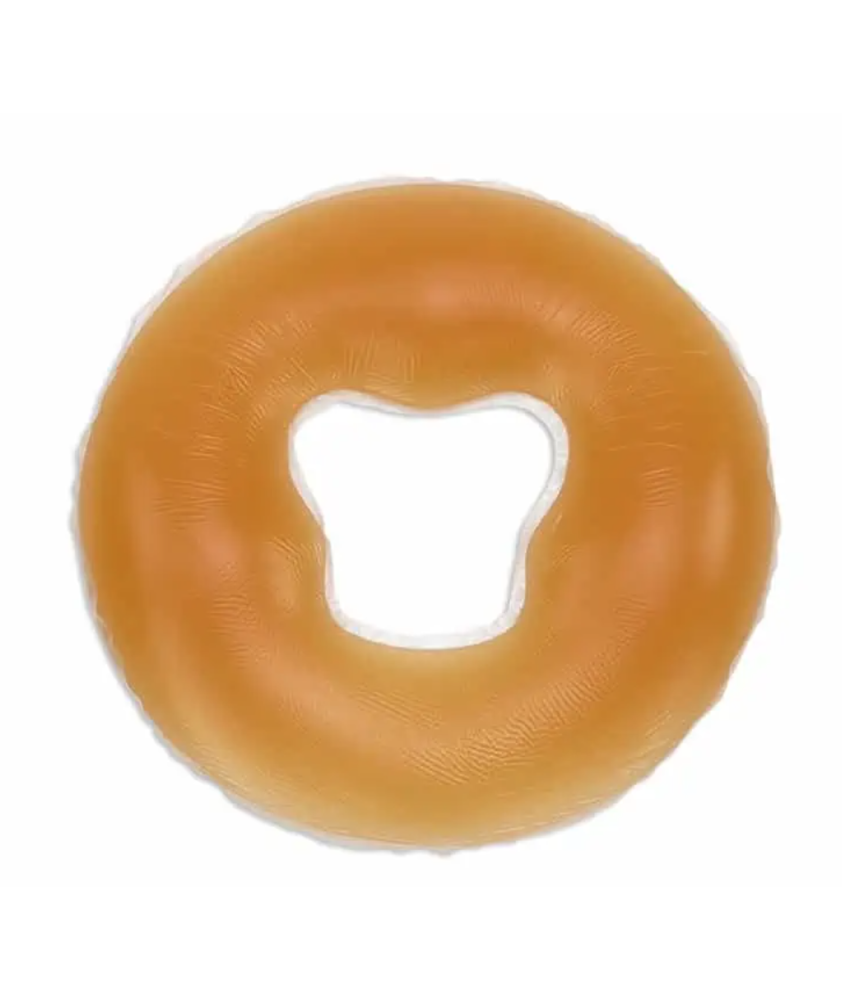 Almofada de gel de silicone c/ orifício p/ rosto - Laranja Almofada de gel de silicone c/ orifício p/ rosto - Laranja